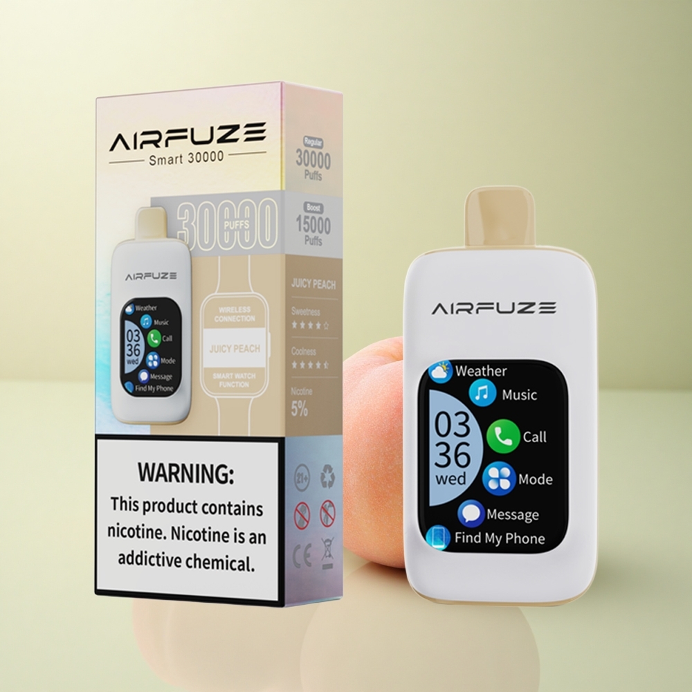 AirFuze Smart 30000 Juicy Peach 5% Nicotine 900mAh