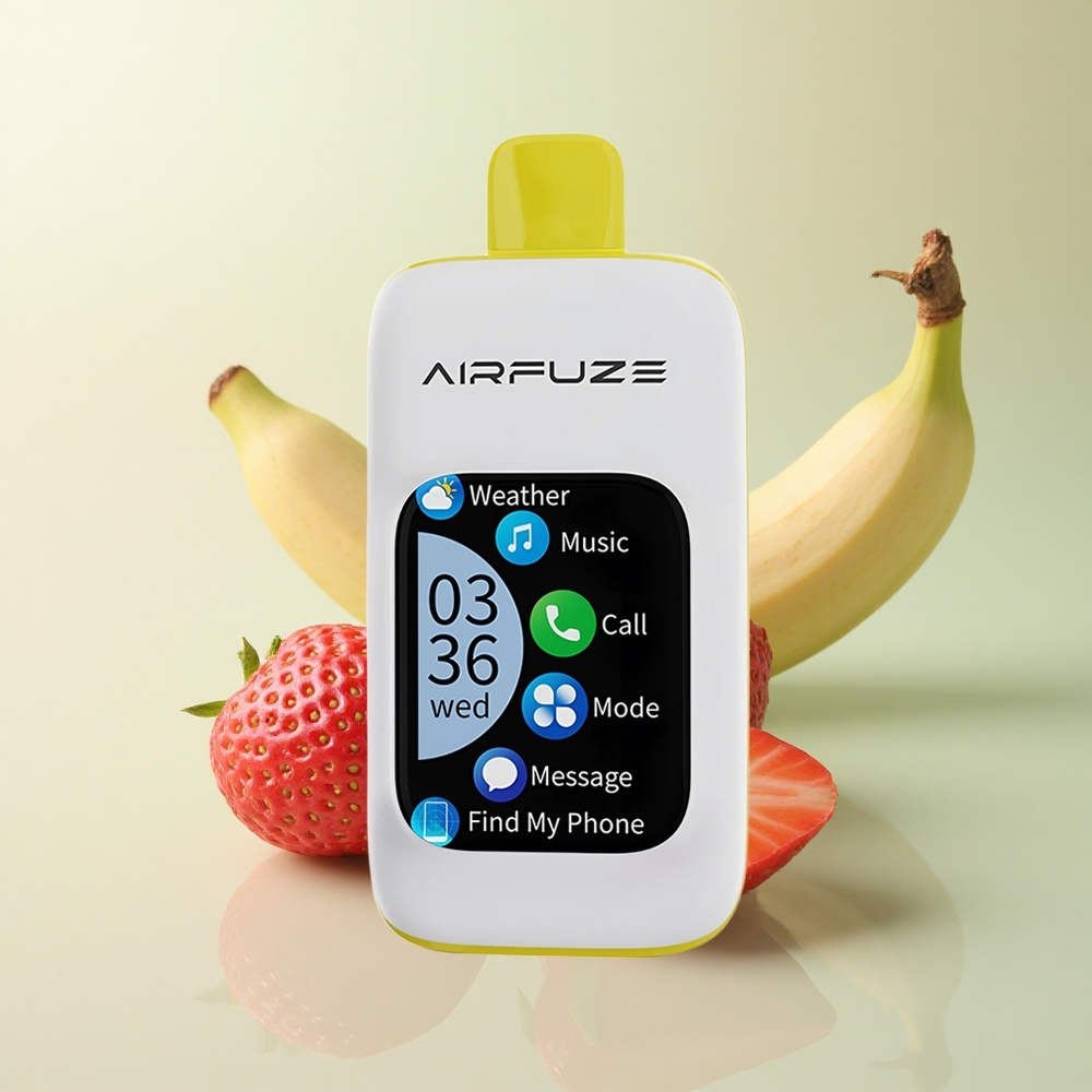 AirFuze Smart Pro 40000 Strawberry Banana 900mAh 20ml Nicotine