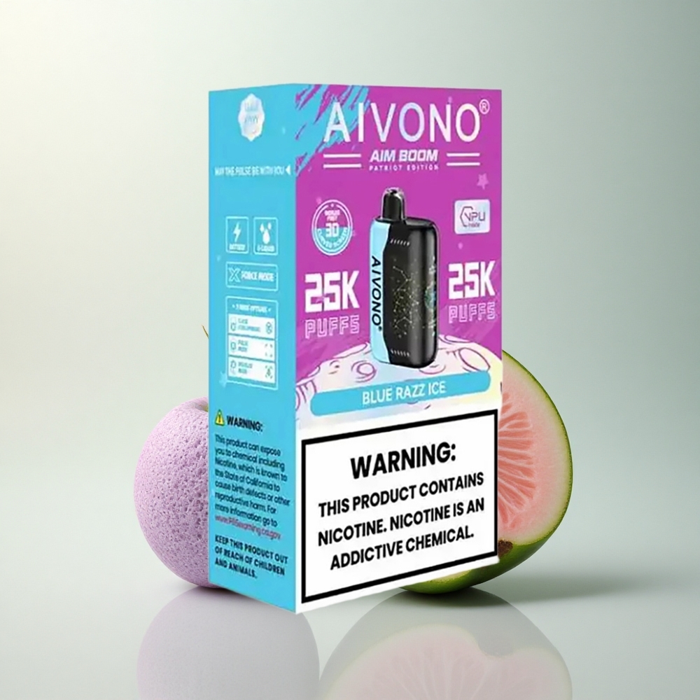 Aivono Aim Boom 25000 Blue Razz Ice 650mAh Mesh