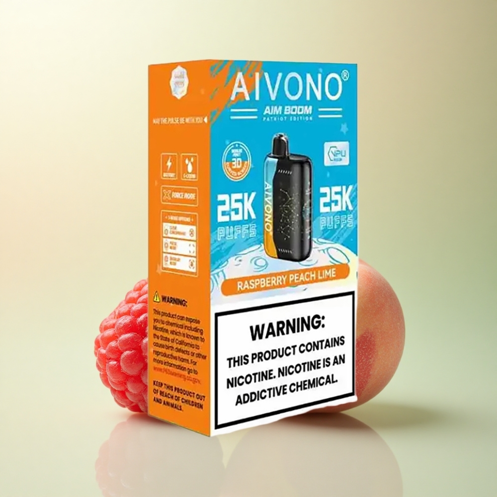 Aivono Aim Boom 25000 Raspberry Peach Lime 650mAh