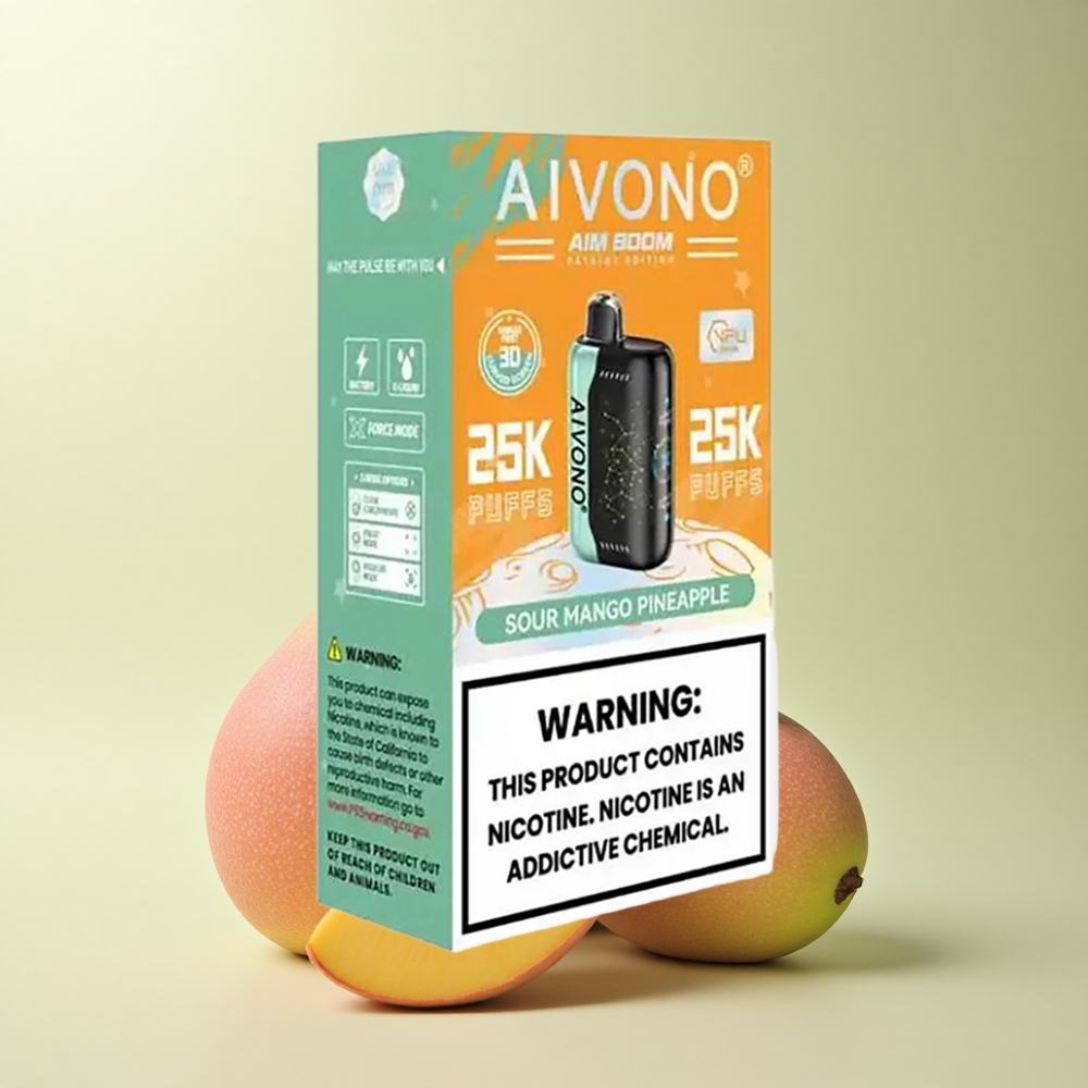Aivono Aim Boom 25000 Sour Mango Pineapple 650mAh 0% Nicotine