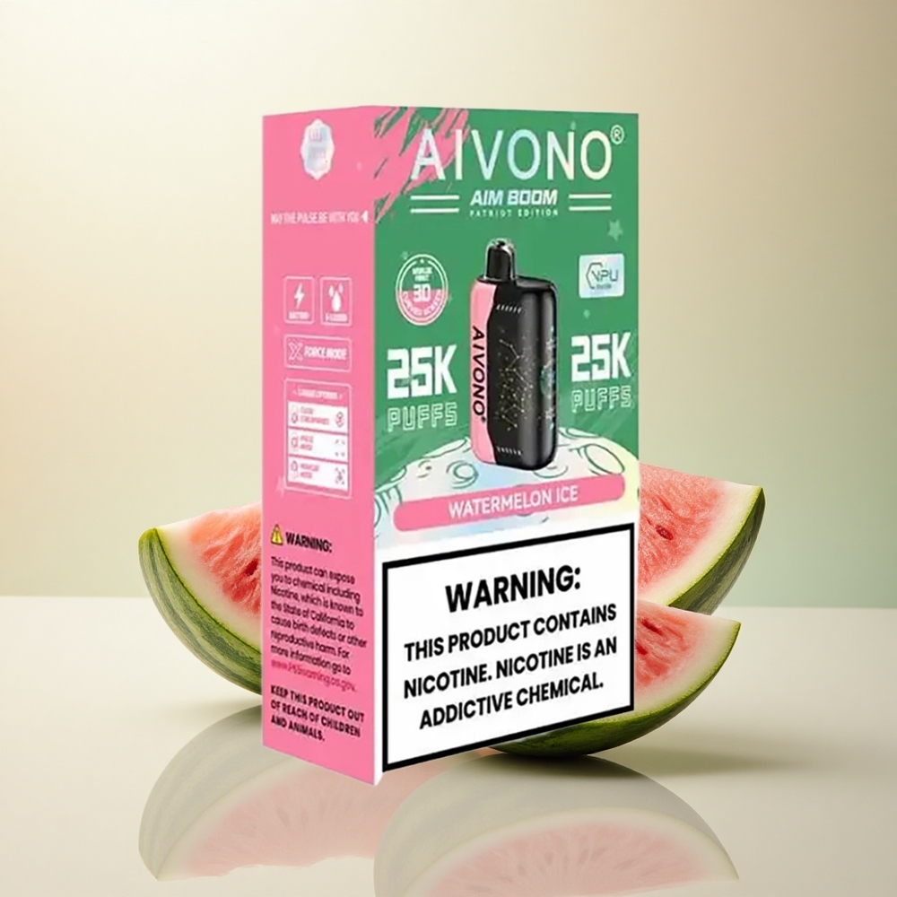 Aivono Aim Boom 25000 Watermelon Ice 650mAh 0% Nicotine