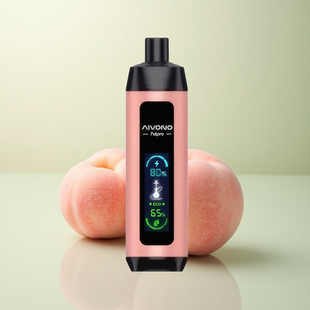 Aivono Aim Fatpro 22000 Peach Ice 5% Nicotine 600mAh