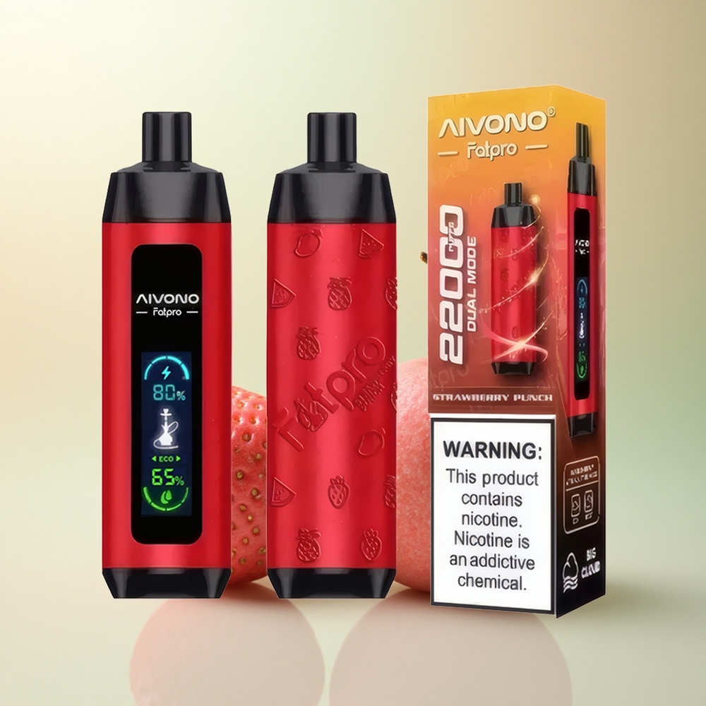 Aivono Aim Fatpro 22000 Strawberry Punch 600mAh 5% Nicotine