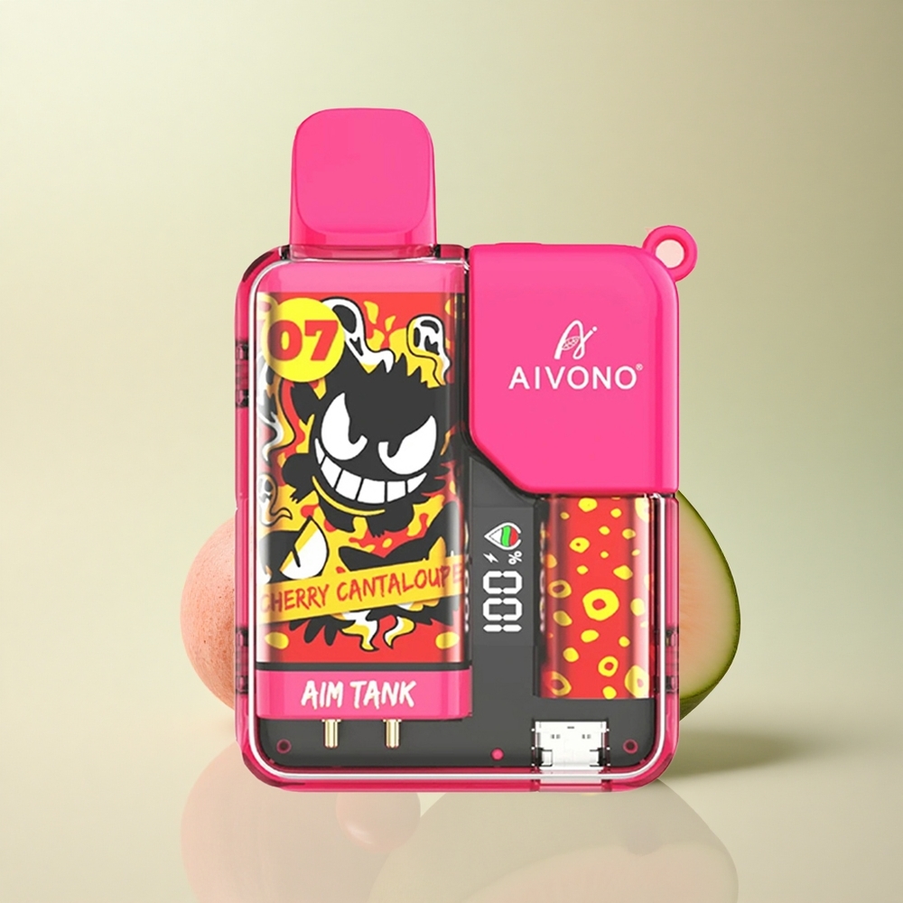 Aivono Aim Tank 9500 Cherry Cantaloupe 650mAh 5% Nicotine