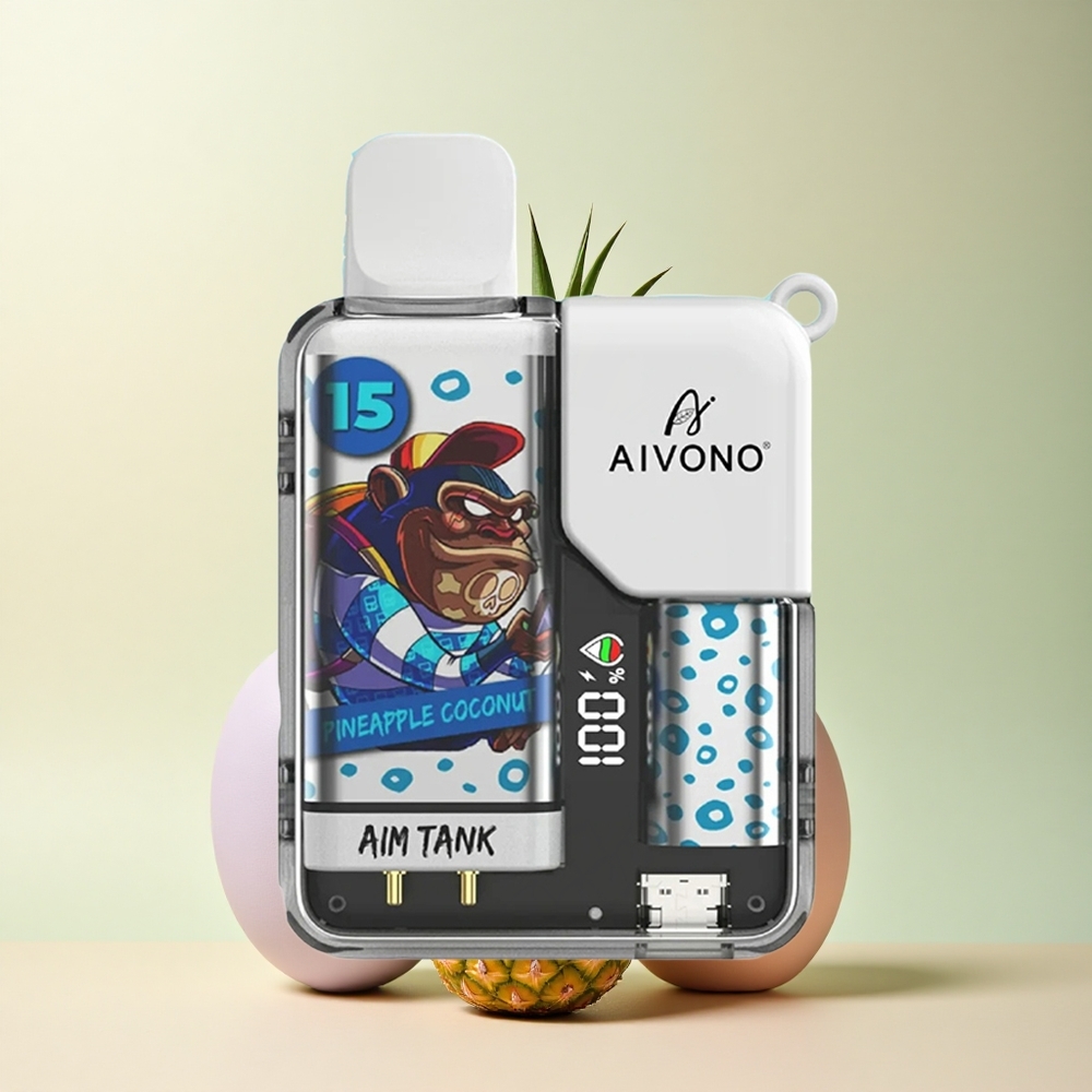 Aivono Aim Tank 9500 Pineapple Coconut 650mAh 5% Nicotine