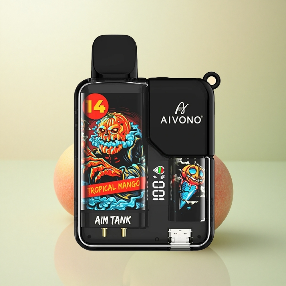 Aivono Aim Tank 9500 Tropical Mango LCD Display 650mAh